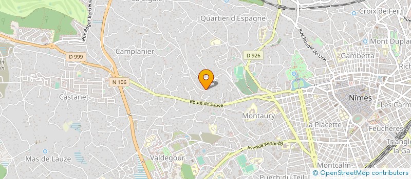 localisation de l'entreprise MONSIEUR LUCIEN LAROCHE à NIMES