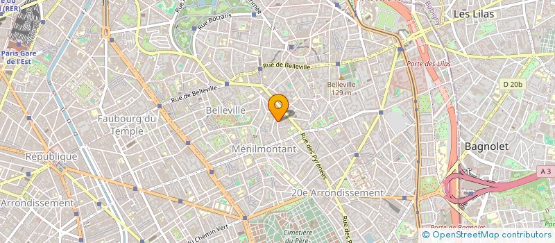 localisation de l'entreprise MONSIEUR LUCIEN LARQUERE  PARIS