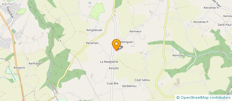 localisation de l'entreprise MONSIEUR LUCIEN LAURENT à PLOUEZEC