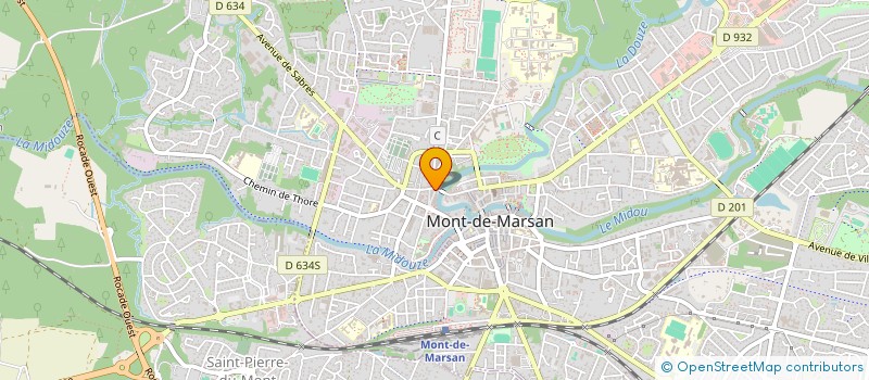 localisation de l'entreprise MONSIEUR LUCIEN LAURET à MONT-DE-MARSAN