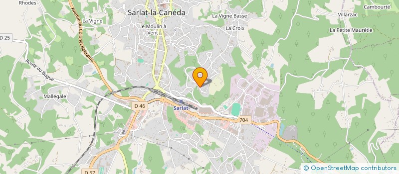 localisation de l'entreprise MONSIEUR LUCIEN LAVAL  SARLAT-LA-CANEDA