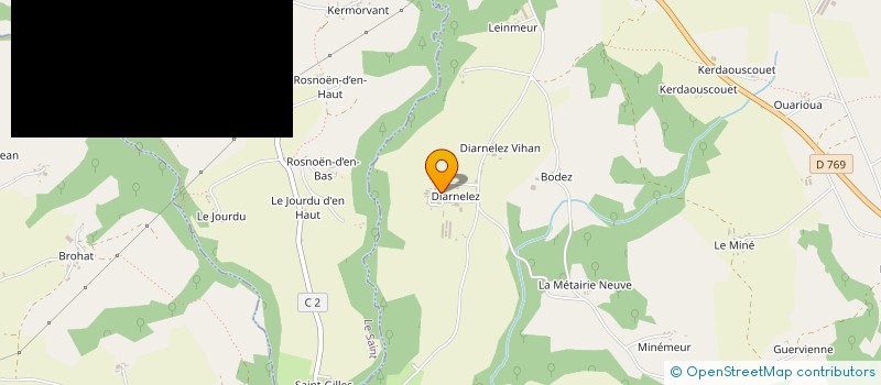 localisation de l'entreprise MONSIEUR LUCIEN LE DUIGOU  LE FAOUET