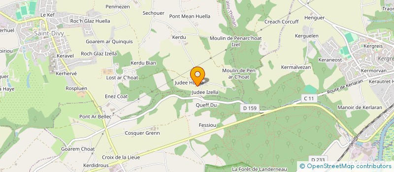 localisation de l'entreprise MONSIEUR LUCIEN LE JEUNE  SAINT-DIVY