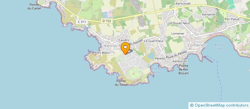 localisation de l'entreprise MONSIEUR LUCIEN LE MELLAY à PLOEMEUR