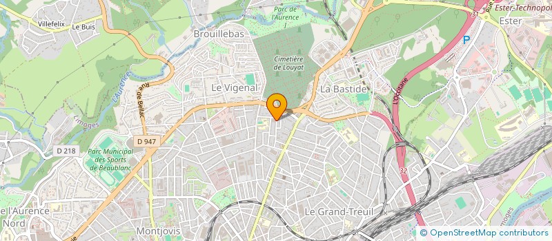 localisation de l'entreprise MONSIEUR LUCIEN LEFEBVRE à LIMOGES
