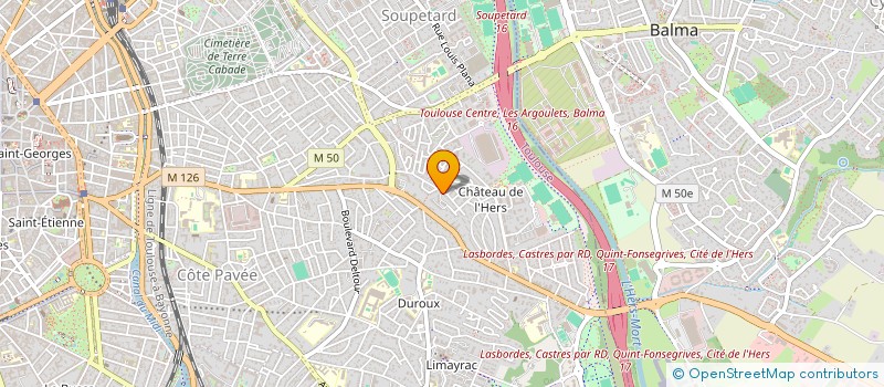 localisation de l'entreprise MONSIEUR LUCIEN LEGUILLON à TOULOUSE