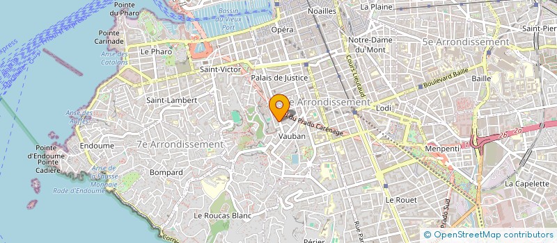 localisation de l'entreprise MONSIEUR LUCIEN LEJEUNE à MARSEILLE