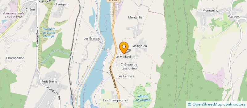 localisation de l'entreprise MONSIEUR LUCIEN LEMAIRE à VIRIGNIN