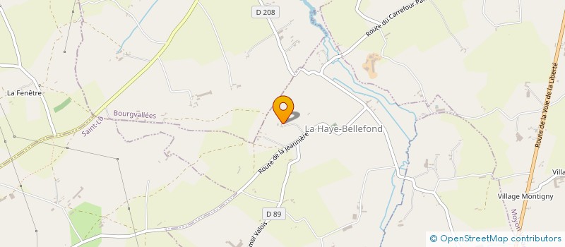 localisation de l'entreprise MONSIEUR LUCIEN LEMASURIER à LA HAYE-BELLEFOND