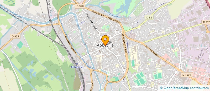 localisation de l'entreprise MONSIEUR LUCIEN LEMOINE à ABBEVILLE