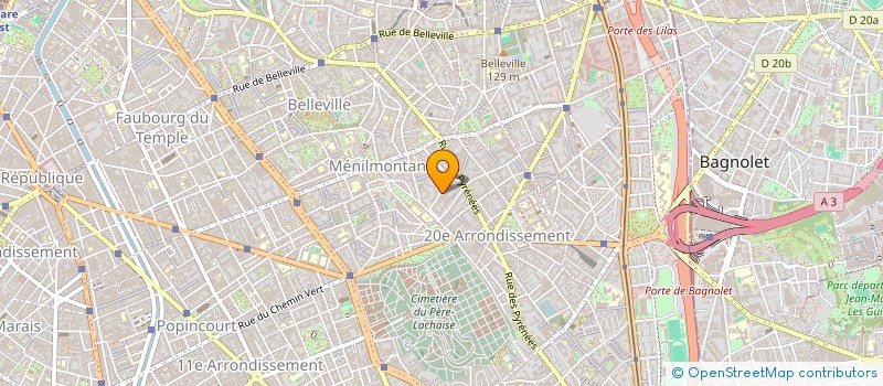 localisation de l'entreprise MONSIEUR LUCIEN LEROUX à PARIS