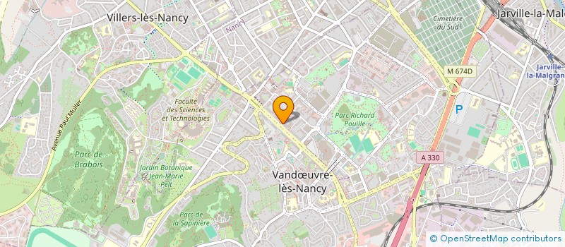 localisation de l'entreprise MONSIEUR LUCIEN LHOTTE  VANDUVRE-LES-NANCY