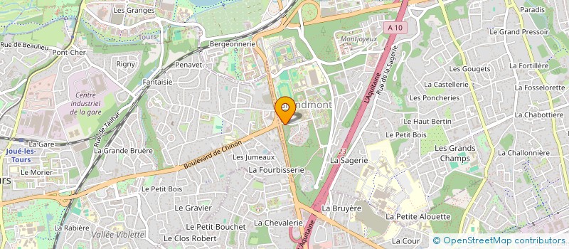 localisation de l'entreprise MONSIEUR LUCIEN LOPEZ  TOURS