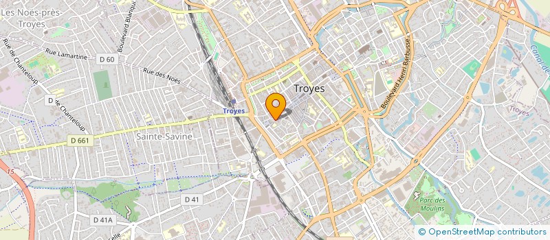 localisation de l'entreprise MONSIEUR LUCIEN LORIN à TROYES