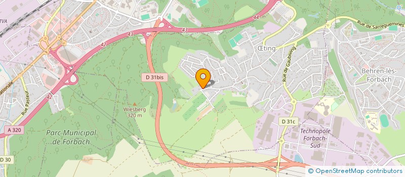 localisation de l'entreprise MONSIEUR LUCIEN LOUYOT  OETING