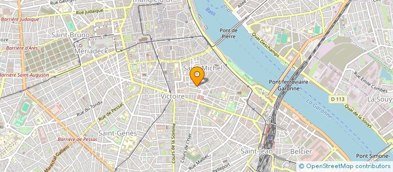 localisation de l'entreprise MONSIEUR LUCIEN LUCIEN PINEAU  BORDEAUX