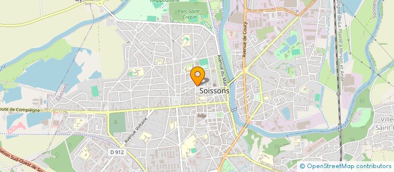 localisation de l'entreprise MONSIEUR LUCIEN MAAREK à SOISSONS