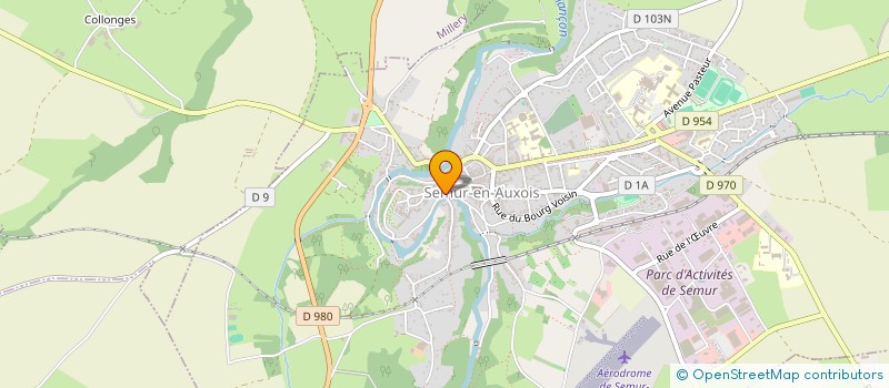 localisation de l'entreprise MONSIEUR LUCIEN MACE à SEMUR-EN-AUXOIS