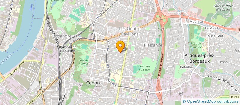 localisation de l'entreprise MONSIEUR LUCIEN MAKHOUL  CENON