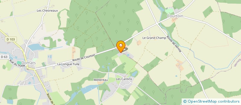 localisation de l'entreprise MONSIEUR LUCIEN MALRAUX  COURTOIN