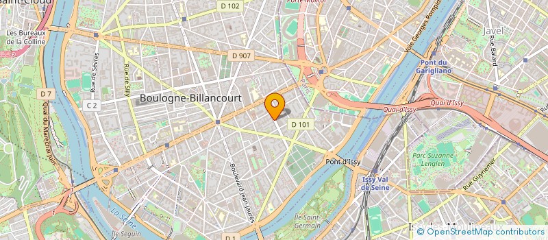 localisation de l'entreprise MONSIEUR LUCIEN MARCEL à BOULOGNE-BILLANCOURT