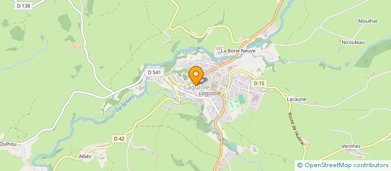 localisation de l'entreprise MONSIEUR LUCIEN MARCILHAC  MONTPEYROUX