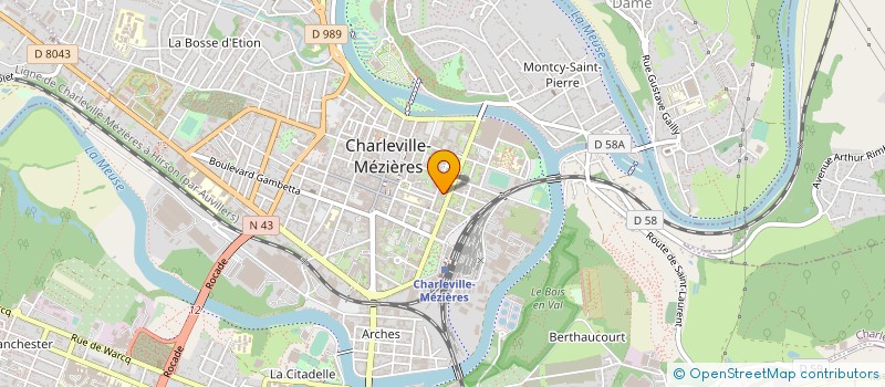 localisation de l'entreprise MONSIEUR LUCIEN MARGUET  CHARLEVILLE-MEZIERES