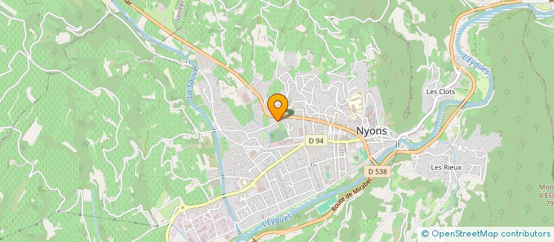 localisation de l'entreprise MONSIEUR LUCIEN MARIN  NYONS