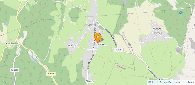 localisation de l'entreprise MONSIEUR LUCIEN MARQUE  PARMILIEU