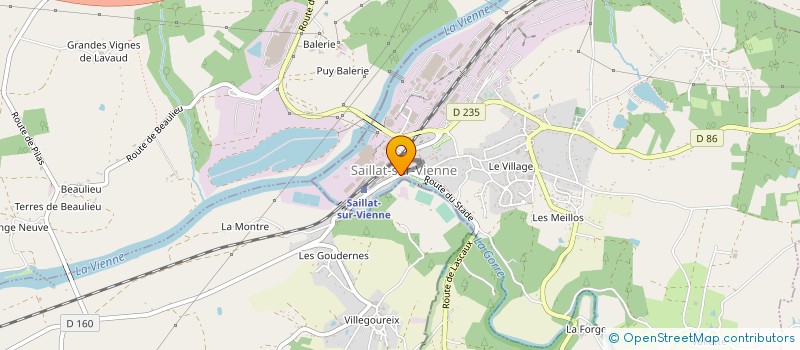 localisation de l'entreprise MONSIEUR LUCIEN MARTIAL à SAILLAT-SUR-VIENNE