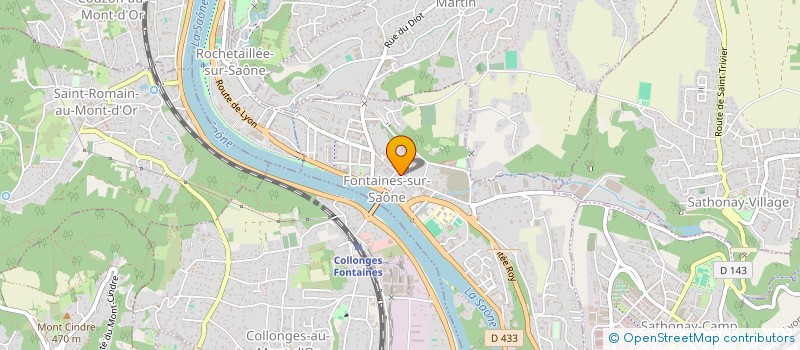 localisation de l'entreprise MONSIEUR LUCIEN MARTIN à FONTAINES-SUR-SAONE