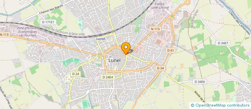 localisation de l'entreprise MONSIEUR LUCIEN MARTIN à LUNEL