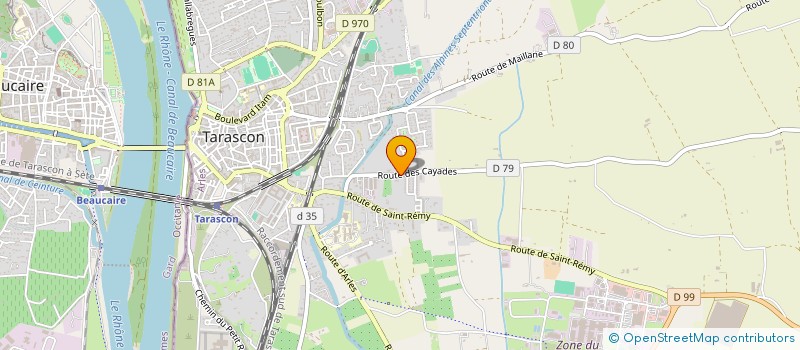 localisation de l'entreprise MONSIEUR LUCIEN MARTINEZ  TARASCON