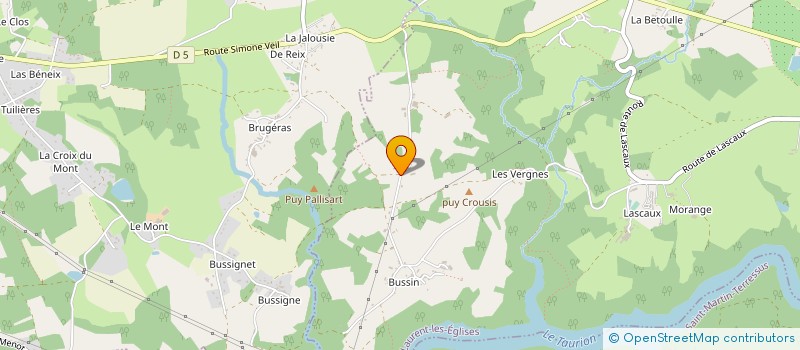 localisation de l'entreprise MONSIEUR LUCIEN MARTINEZ à SAINT-LAURENT-LES-EGLISES