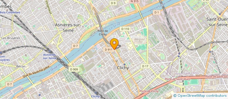 localisation de l'entreprise MONSIEUR LUCIEN MAUFFRET à CLICHY