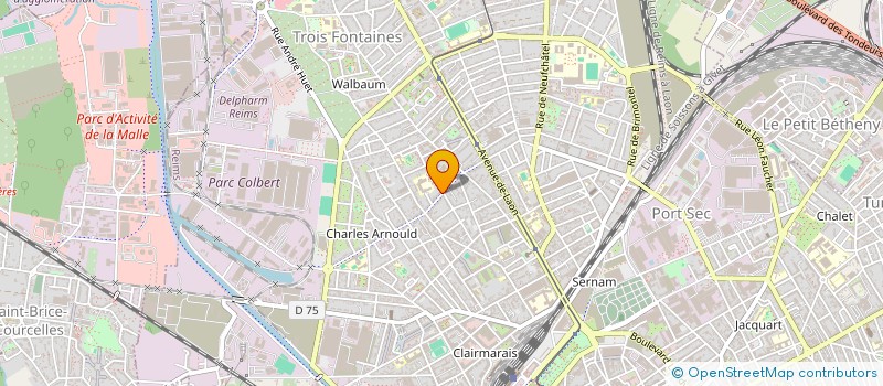 localisation de l'entreprise MONSIEUR LUCIEN MAUJEAN  REIMS