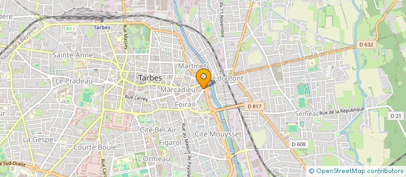 localisation de l'entreprise MONSIEUR LUCIEN MAUNAS  TARBES