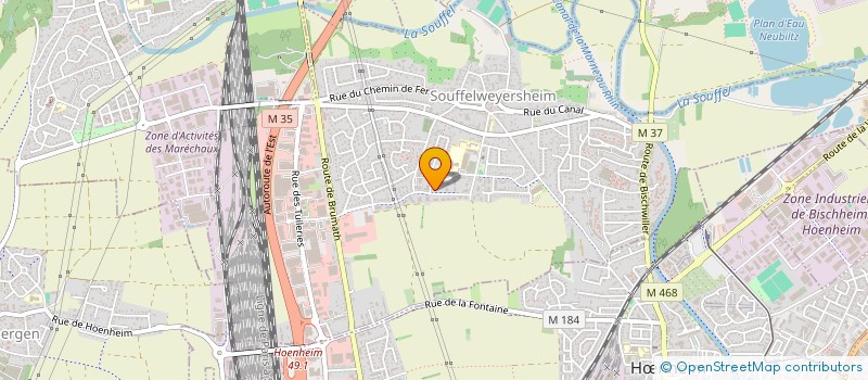 localisation de l'entreprise MONSIEUR LUCIEN MEDEREGNAROU  WIWERSHEIM