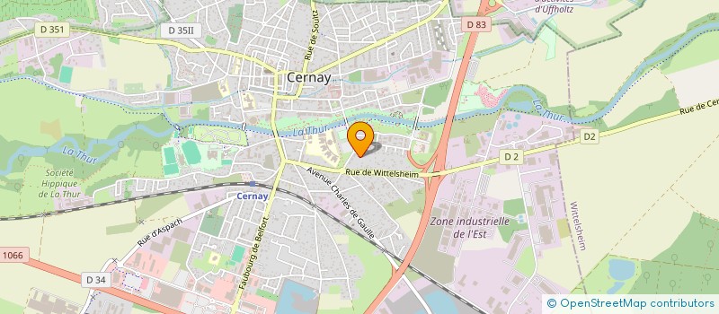 localisation de l'entreprise MONSIEUR LUCIEN MENDES  CERNAY