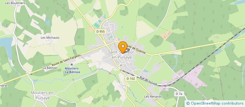 localisation de l'entreprise MONSIEUR LUCIEN MENIL  SAINT-SAUVEUR-EN-PUISAYE