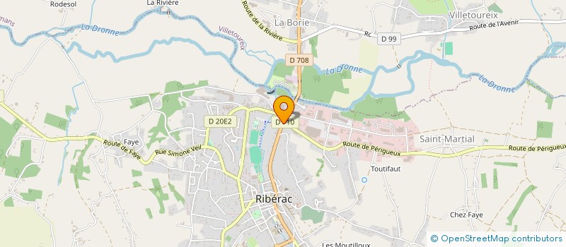 localisation de l'entreprise MONSIEUR LUCIEN MERCIER à RIBERAC