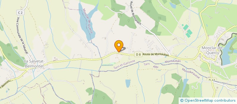 localisation de l'entreprise MONSIEUR LUCIEN MERIANNE  MONCLAR-DE-QUERCY