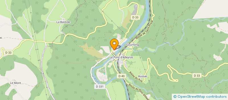 localisation de l'entreprise MONSIEUR LUCIEN MERLE  ALLEYRAS