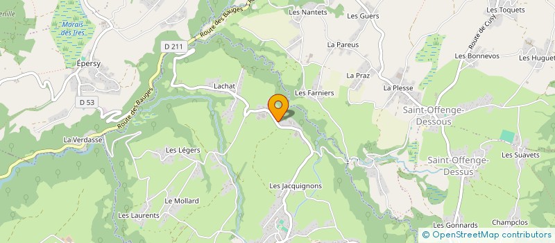 localisation de l'entreprise MONSIEUR LUCIEN MEUNIER  MONTCEL