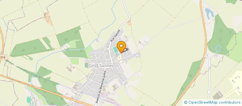 localisation de l'entreprise MONSIEUR LUCIEN MICHEL CARAMELLE  GRISY-SUISNES