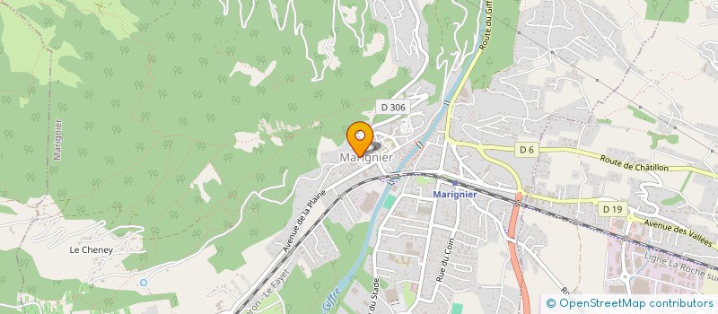 localisation de l'entreprise MONSIEUR LUCIEN MILLET  MARIGNIER