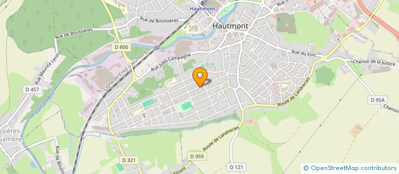 localisation de l'entreprise MONSIEUR LUCIEN MOERS à HAUTMONT