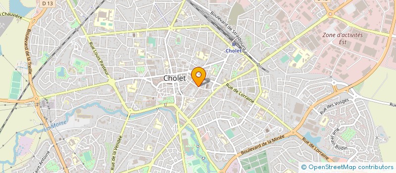 localisation de l'entreprise MONSIEUR LUCIEN MOLLE à CHOLET