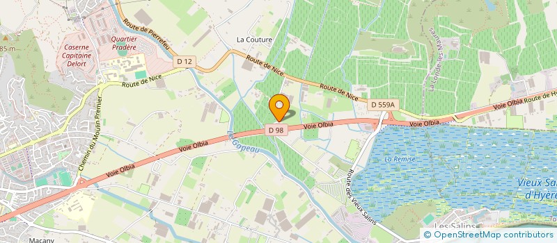 localisation de l'entreprise MONSIEUR LUCIEN MONGE à HYERES