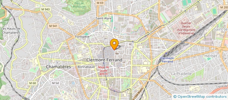 localisation de l'entreprise MONSIEUR LUCIEN MONIER  CLERMONT-FERRAND